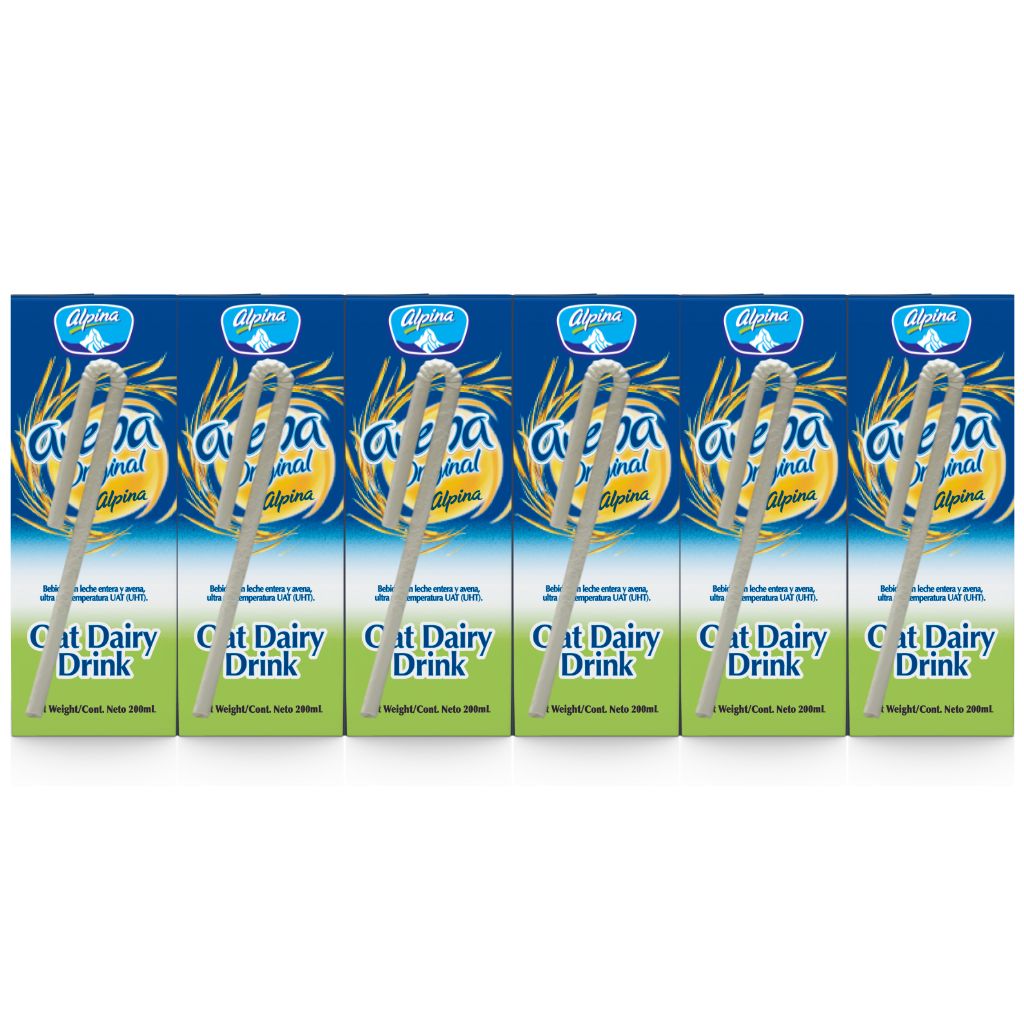 Avena Oat Dairy Drink Alpina Pack of 6 (200ml x 6)