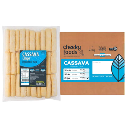 Frozen Cassava Chips - Yuca Chips (1Kg)