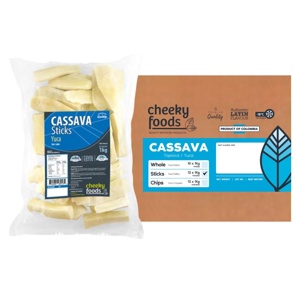 Frozen Cassava Sticks - Yuca (1Kg)