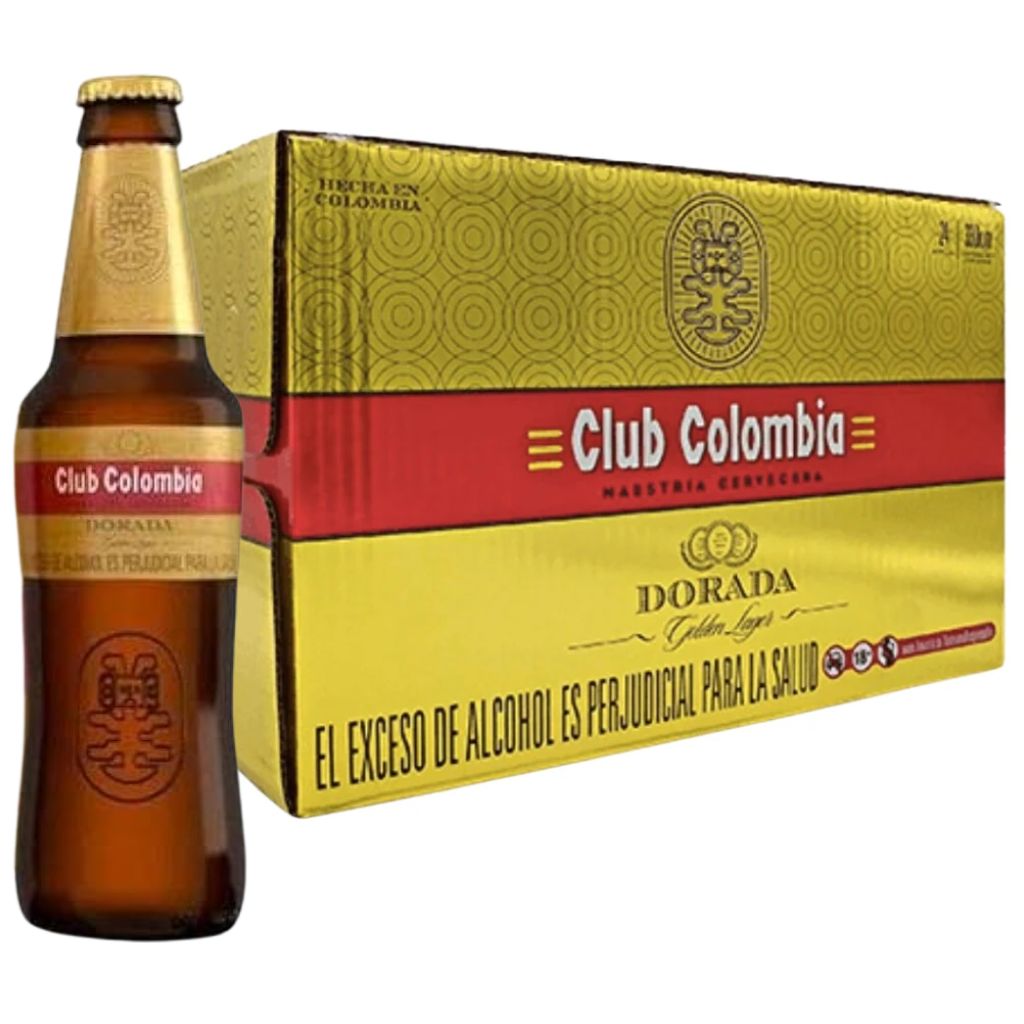 Club Colombia Beer Dorada Box (24 x 330ml)