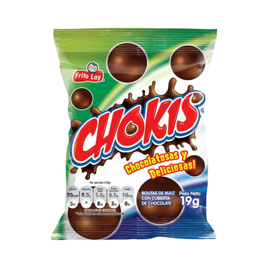 Chokis Chocolate Covered Corn Balls (19g)