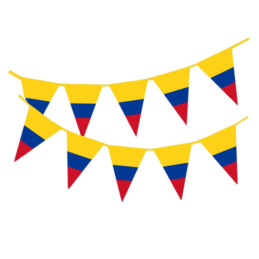 Colombian Bunting Flags 3m (19cmx24cm)