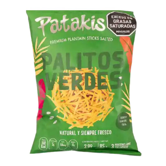 Palitos Green Plantain Sticks Patakis (85g)