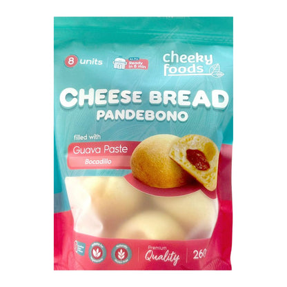 Frozen Pandebono Cheese Bread with Guava x 8 (260g)