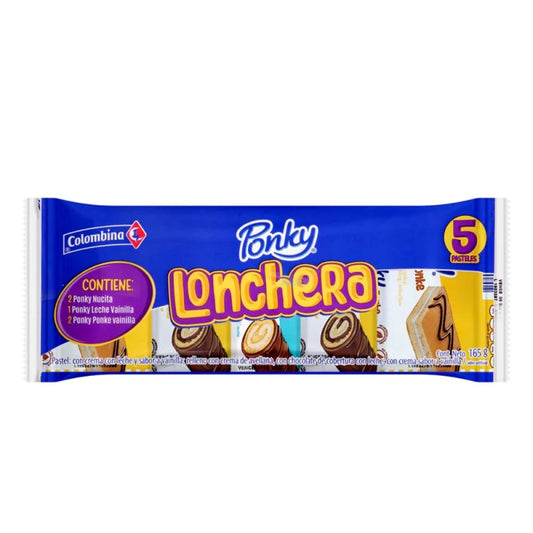 Ponky Lonchera Assorted Cakes Pack of 6 (165g)