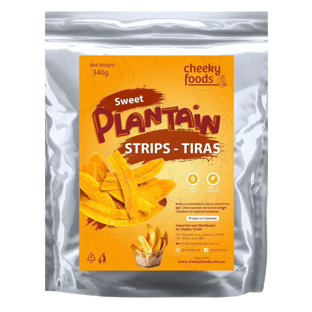 Sweet Plantain Strips Tiras Chips (340g)