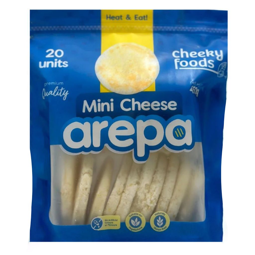 Frozen Mini Cheese Arepa Cheeky Foods x 20 (450g)