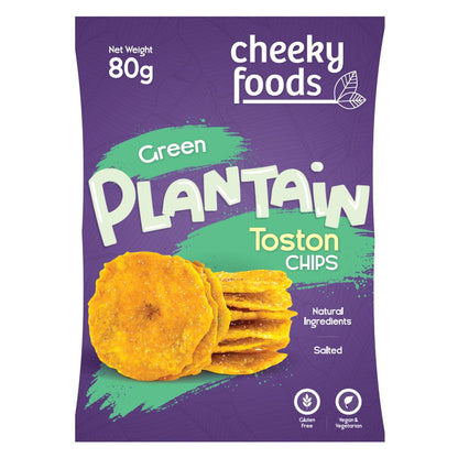 Toston Plantain Chips Cheeky Foods (80g)