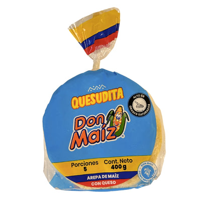 Frozen Cheese and Corn Arepa Quesudita Don Maiz  x 5 (400g)